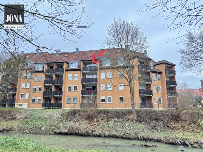 Aussenansicht - Wohnung kaufen in Bayreuth - Freistehende 2-Zimmerwohnung mit Aussicht auf Mistelbach in der Innenstadt von Bayreuth