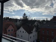 Blick vom Balkon