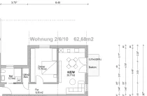 Grundriss Wohnung 2, 6, 10