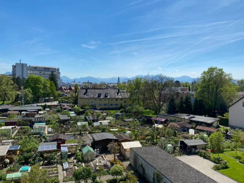 ...mit Blick über Rosenheim