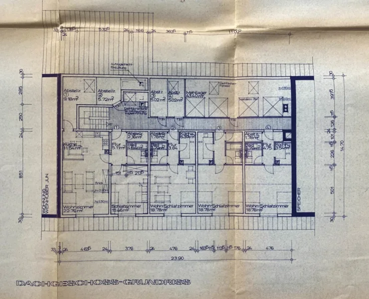 Grundriss DG (Mietwohnungen)