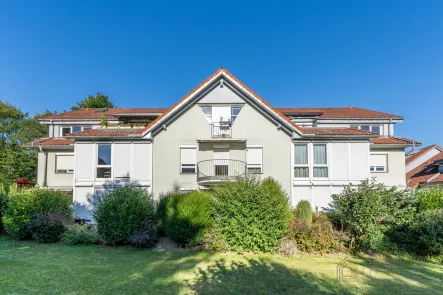 Ansicht West - Wohnung kaufen in Bad Säckingen - Erdgeschosswohnung mit  Wintergarten, Terrasse inkl. Tiefgaragenplatz