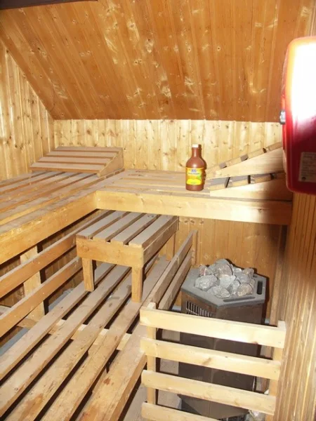 Sauna im Badezimmer 1.OG