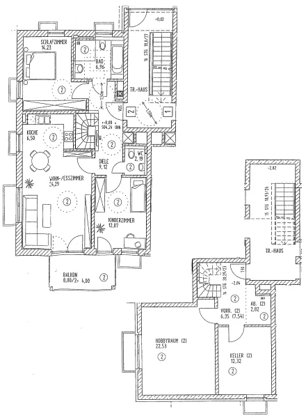  - Wohnung mieten in München - Moderne 3-Zimmer-Wohnung plus Hobbyraum in München-Moosach