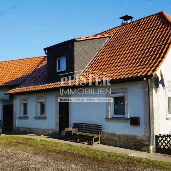 Straßenansicht - Haus kaufen in Sassendorf - Sanierungsbedürftiges Bauernhaus mit Nebengebäude und kleinem Garten in Sassendorf