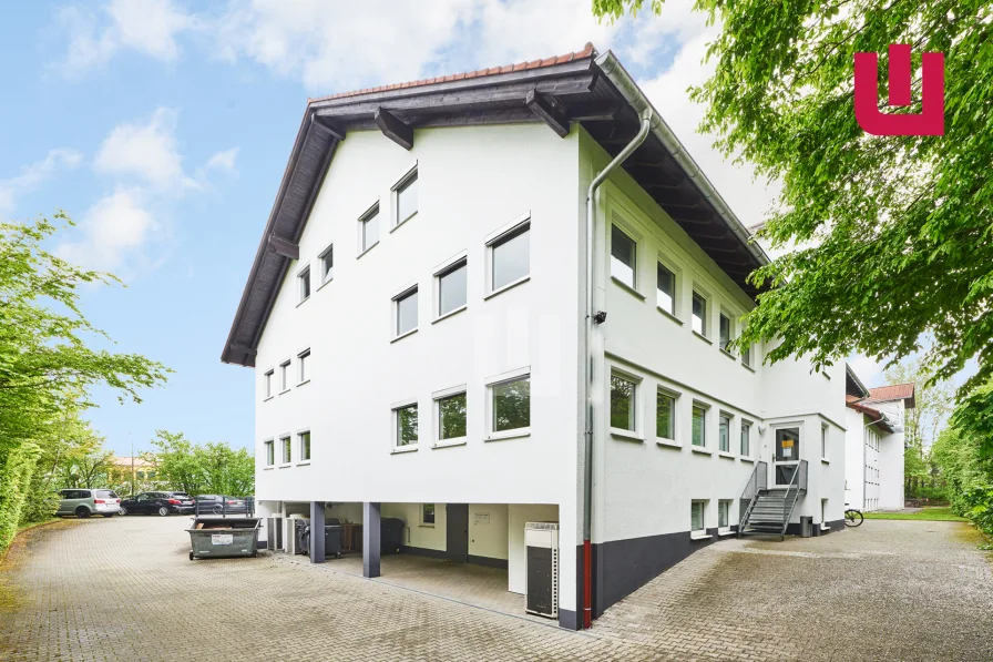 Außenansicht - Büro/Praxis mieten in Olching - WINDISCH IMMOBILIEN - Moderne Büroimmobilie mit Lagerflächen - teilbar ab 300 qm