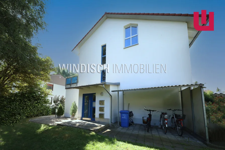 Außenansicht - Wohnung kaufen in Gröbenzell - Für den Käufer provisionsfrei - sonnige Dachgeschosswohnung inkl. Duplexgarage in ruhiger Lage