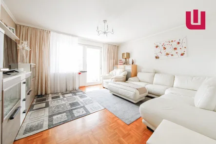 Wohnzimmer - Wohnung kaufen in Starnberg - WINDISCH IMMOBILIEN: Vermietete Dreizimmer Wohnung in Ortsrandlage von Starnberg
