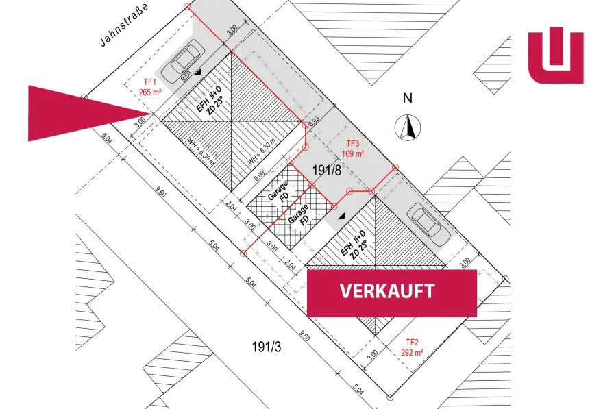  Skizze  - Grundstück kaufen in Olching - WINDISCH IMMOBILIEN - Attraktives Baugrundstück mit Altbestand für ein EFH zentral in Olching!