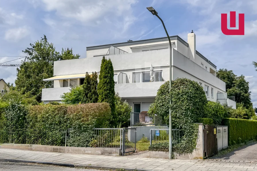 Außenansicht - Wohnung mieten in München - WINDISCH IMMOBILIEN - Gemütliche 2-Zi. Wohnung zentral in Obermenzing - nur 300m zur S-Bahn!