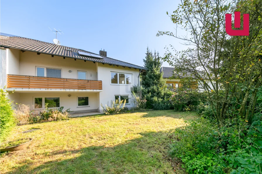 Außenansicht - Haus kaufen in Markt Indersdorf / Niederroth - WINDISCH IMMOBILIEN - sanierungsbedürftige, große Doppelhaushälfte in Ortsrandlage von Niederroth