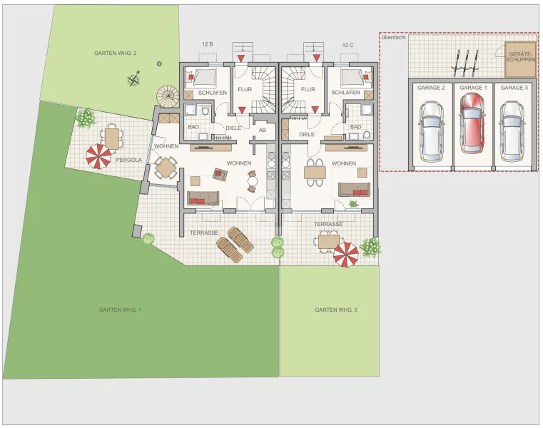 Freiflächenplan