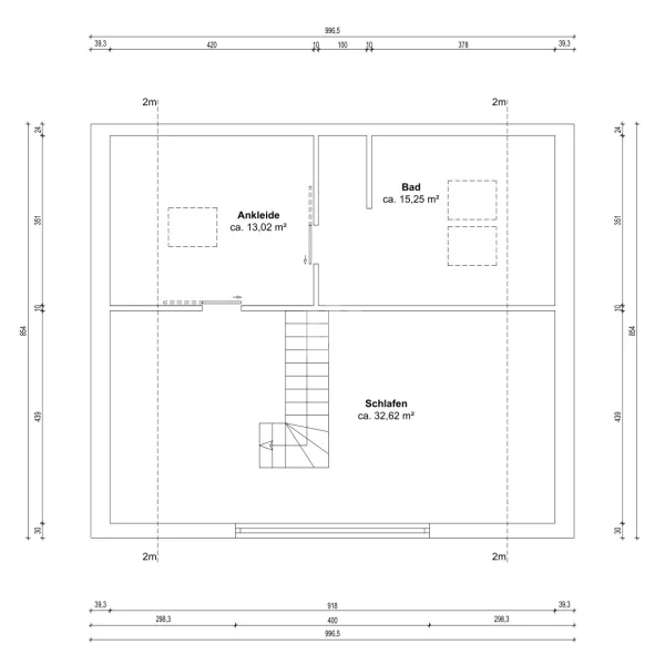 Grundriss Dachgeschhoss