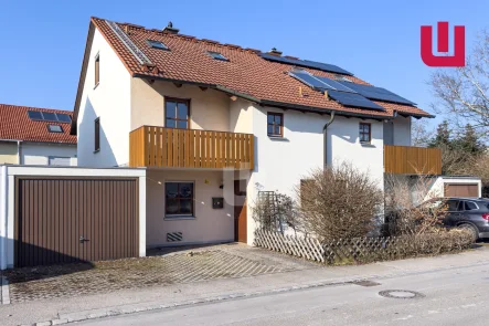 Außenansicht - Haus mieten in Olching - WINDISCH - Familienfreundliche DHH mit moderner EBK zentral in Olching - bezugsfrei!