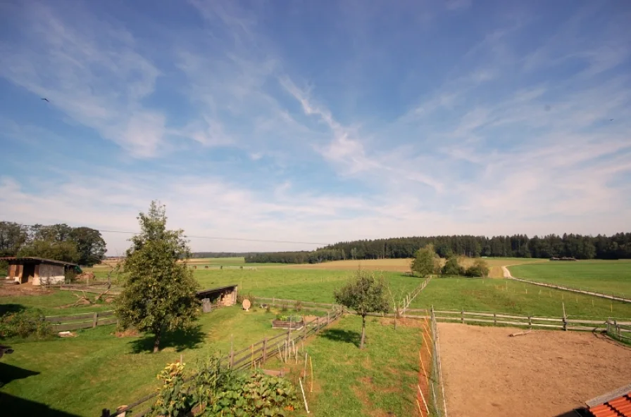 Ausblick - Wohnung mieten in Sauerlach - Ökologisch hochwertiges Wohnen inmitten der Natur