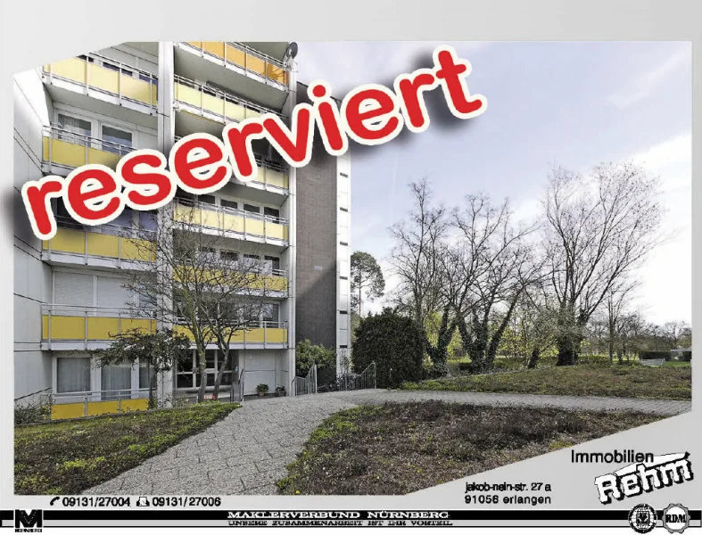 Bilder 20 - 21 - Wohnung kaufen in Erlangen - Großzg. 4 1/2 Zim.-ETW mit Balkon-/Loggia