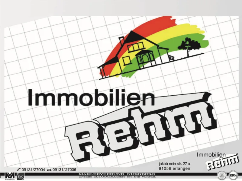 Logo - Wohnung mieten in Erlangen - Großzg. 1 Zim.-APP mit Balkon im Zentrum