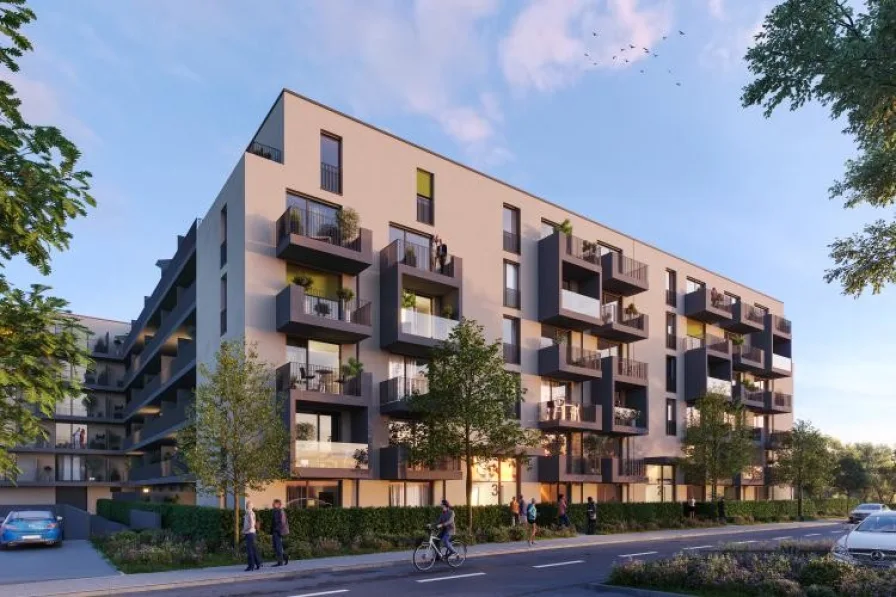 Ansicht - Wohnung kaufen in Fürth - Traumhaftes Wohnen im Erdgeschoss mit eigener Terrasse