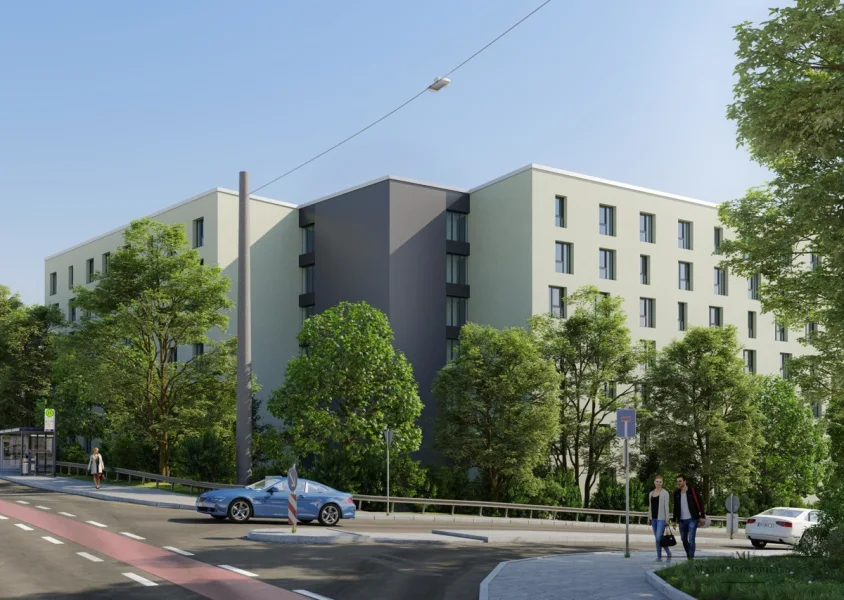 Ansicht - Wohnung kaufen in Nürnberg - Top Wohnung in neuem Studentenwohnhaus