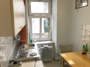 Küche mit Blick Richtung Innenhof - aktuelles Foto