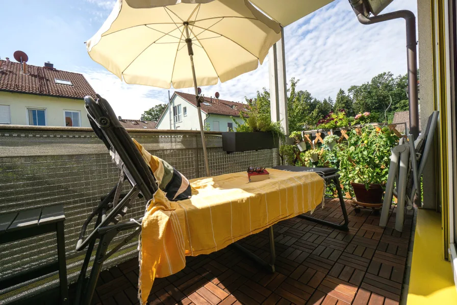 Balkon - Wohnung kaufen in Wasserburg am Inn - Schöne 3- Zimmer-Wohnung mit Südbalkon in ruhiger Wasserburger Wohnlage!