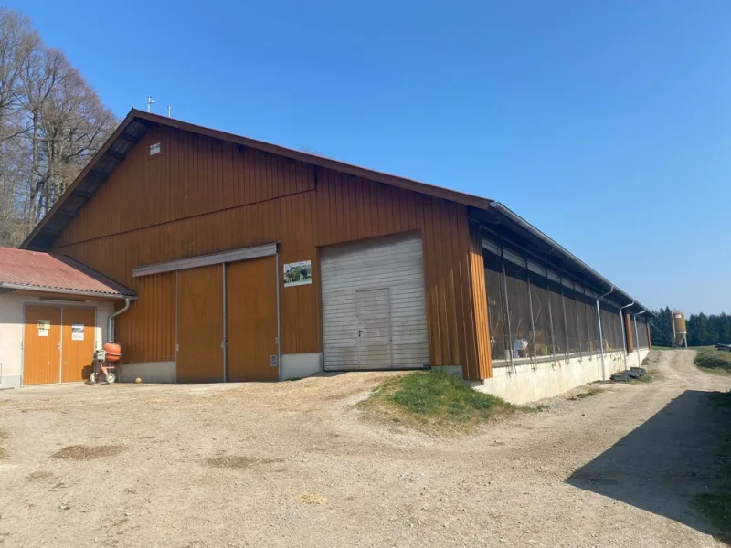 Außenansicht (1) - Halle/Lager/Produktion mieten in Windorf - Lagerhalle Nähe A3