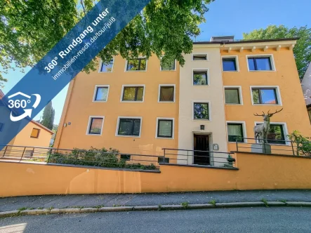 360°-Rundgang Außenansicht - Wohnung mieten in Passau - Die Perfekte WG-Wohnung 2-Zimmer-Wohnung mit Tageslichtbad – ca. 2 ebenerdige km von der Uni entfernt