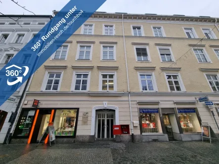 360°-Rundgang Außenansicht - Büro/Praxis mieten in Passau - Praxis-/ Bürofläche mitten in Passau 4-Zimmer, Rezeption und Abstellräume