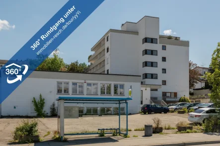 360°-Rundgang Außenansicht - Wohnung kaufen in Passau - Stadtwohnung in City Nähe / 3 km! Praktische 2-Zimmer-Wohnung mit Wannenbad und Westloggia