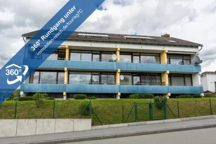 360°-Rundgang Außenansicht - Wohnung kaufen in Passau - Sonnige Wohnung in Passau-Neustift! Perfekt aufgeteilte 2-Zimmer-Wohnung mit L-förmigen Grundriss