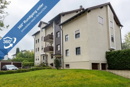 360°-Rundgang Außenansicht - Wohnung kaufen in Passau - Große Dachetage in überschaubarer Wohnanlage!