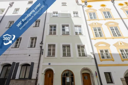 360°-Rundgang Außenansicht - Wohnung mieten in Passau - Wohnen in der Altstadt! Perfekte Aufteilung für 2er-WG 2,5-Zimmer-Wohnung mit EBK und Duschbad