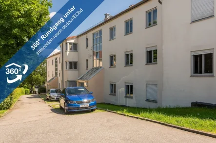 360°-Rundgang Außenansicht - Wohnung kaufen in Passau / Rittsteig - Ländlich wohnen in der Stadt!