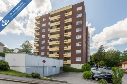 Außenansicht - Wohnung kaufen in Passau - Bezugsfreies Single-Appartementin Passau-Haidenhof-Nord/ Nähe Kohlbruck