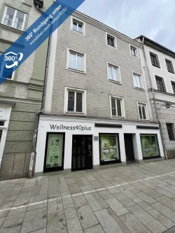 360°-Rundgang Außenansicht - Wohnung mieten in Passau - Wohnen in der Passauer Altstadt! 4-Zimmer-Wohnung mit EBK mit Blick über die Dächer von Passau