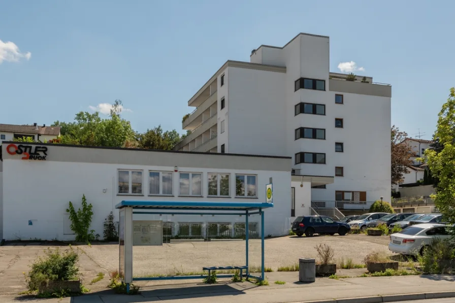Außenansicht - Wohnung mieten in Passau - Gute Infrastruktur: 1-Zimmer-Appartement in Passau Auerbach mit Duschbad und EBK