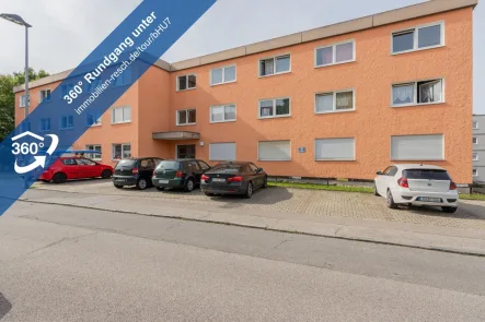 360°-Rundgang Außenansicht - Wohnung mieten in Passau - 1-Zimmer-Studentenappartement in Passau-Haidenhof-Nord / Gleiwitzer Straße