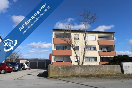 360°-Rundgang Außenansicht - Wohnung mieten in Passau - Passau-Neustift, Alte Poststraße 2-Zimmer-Wohnung mit EBK, Tageslichtbad und Südbalkon