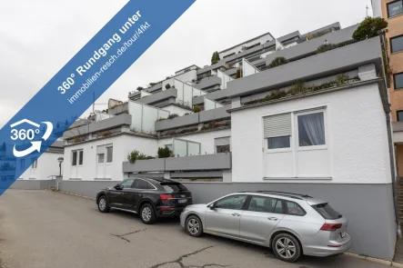 360°-Rundgang Außenansicht - Wohnung mieten in Passau - Südwestlage mit herrlichem Innblick! 2-Zimmer-Maisonette-Wohnung mit Wannenbad und Südbalkon