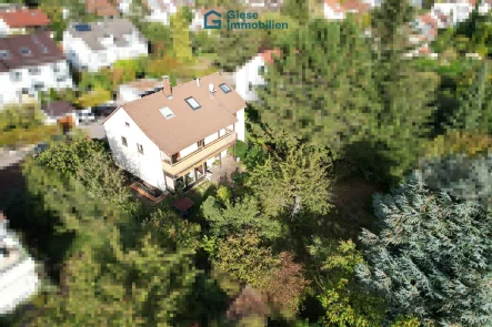 Gartenansicht - Haus kaufen in Stuttgart - Traumhaftes Grundstück in exklusiver Lage in Riedenberg