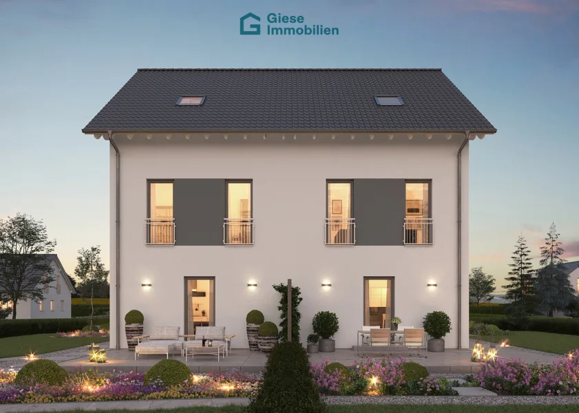 Visualisierung - Grundstück kaufen in Stuttgart / Riedenberg - Baupartner für eine Doppelhaushälfte gesucht
