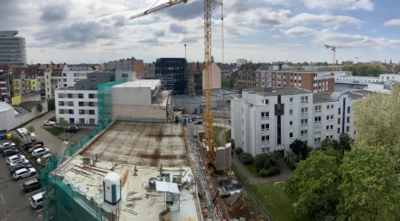 Baustelle April 2024 - Wohnung kaufen in Nürnberg - Ansprechende Wohnanlage im Nürnberger Norden: Kernsaniertes 1-Zimmer-Appartement mit Terrasse!