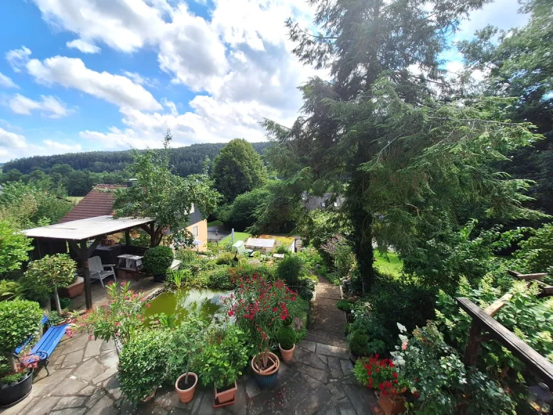 Ausblick Balkon