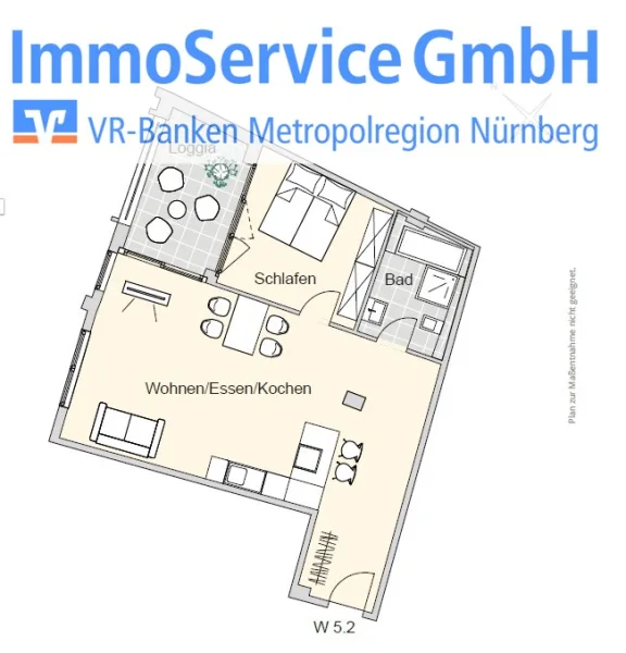 Grundriss - Wohnung kaufen in Nürnberg - Ansprechende Wohnanlage im Nürnberg Nord: 60 stilvolle Neubau-ETW und 10 Büroeinheiten in Stadtlage!