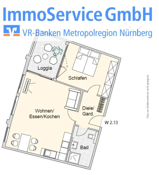 Grundriss - Wohnung kaufen in Nürnberg - Ansprechende Wohnanlage im Nürnberg Nord: 60 stilvolle Neubau-ETW und 10 Büroeinheiten in Stadtlage!