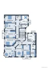 Grundrissskizze des 4. Obergeschosses - nicht maßstabsgetreu - Möblierung dient lediglich zur Veranschaulichung und ist nicht Bestandteil des Hauses