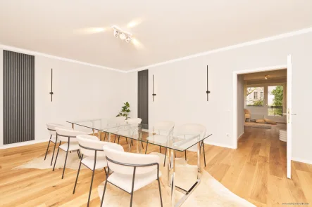 großer Besprechungsraum - Büro/Praxis kaufen in München - Bestlage Herzogpark! Renovierte 4-Zi.-Gewerbeeinheit mit Balkon & zahlreichen Nutzungsmöglichkeiten.