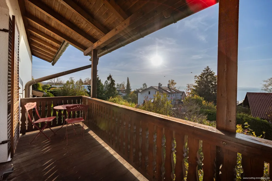 Balkon mit Seeblick