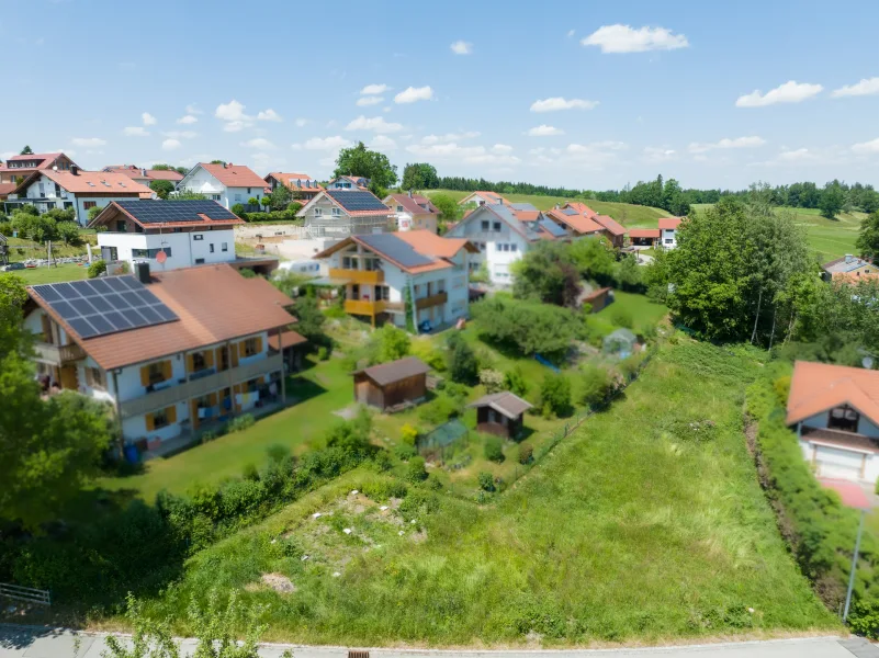 Objektansicht - Grundstück kaufen in Sachsenried - Baugrundstück in ruhiger Lage von Schwabsoien/Sachsenried!