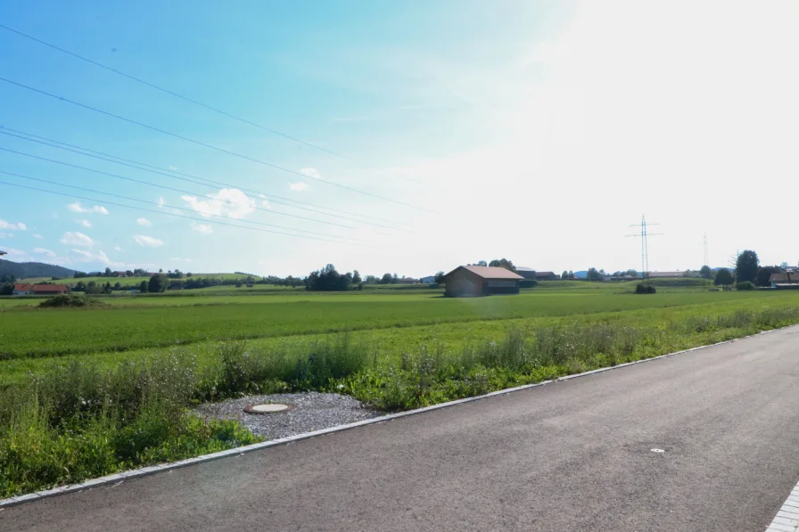 Baugebiet - Grundstück kaufen in Peiting - Ruhige Ortsrandlage! Baugrundstück im Neubaugebiet Heimgartenstrasse in Peiting